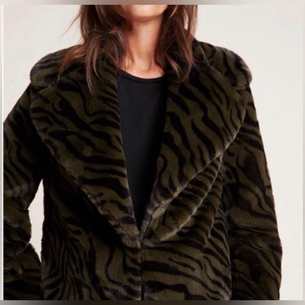 Sanctuary X Anthropologie || Faux Fur Coat || Sz Xl - Nwt!